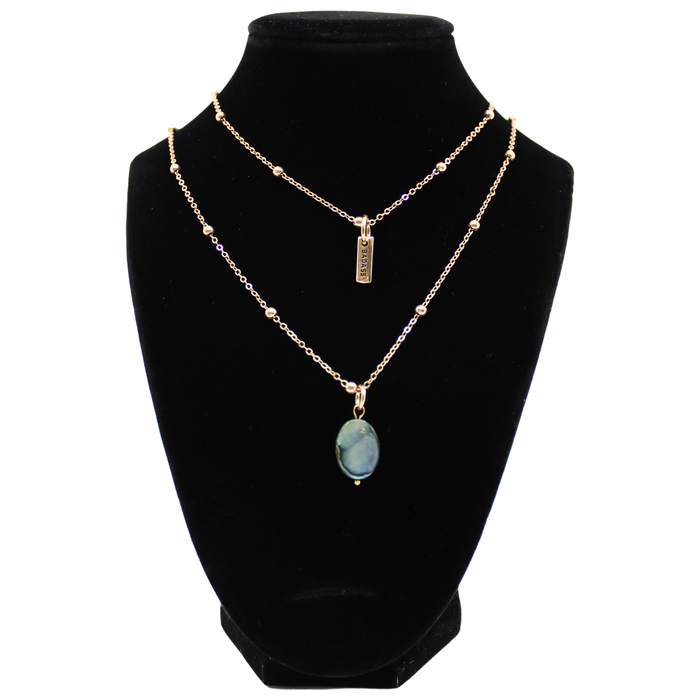 Badass Dainty Necklace: Antique Gold