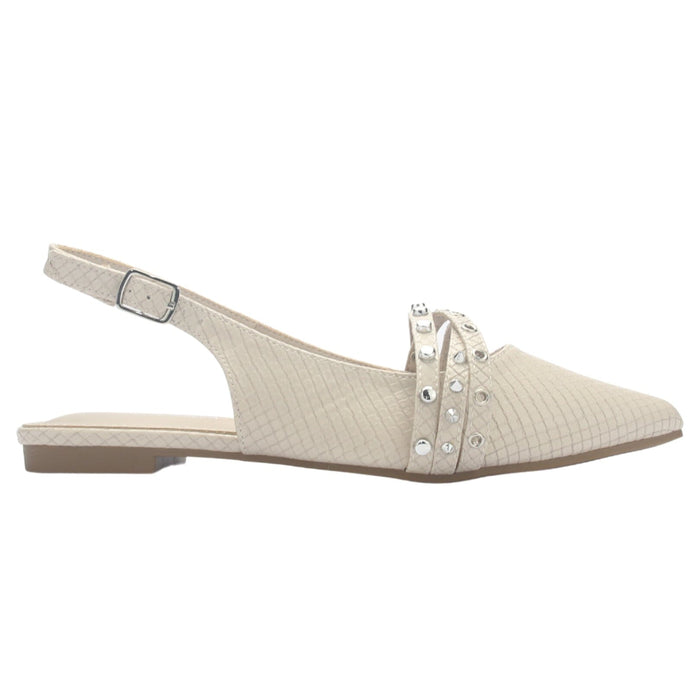 Ballerina Mujer Chalada Maris-8 Beige Casual Ballerinas Chalada