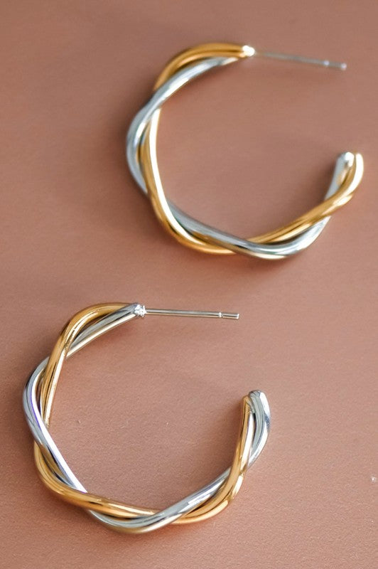 Bare Twist Earrings