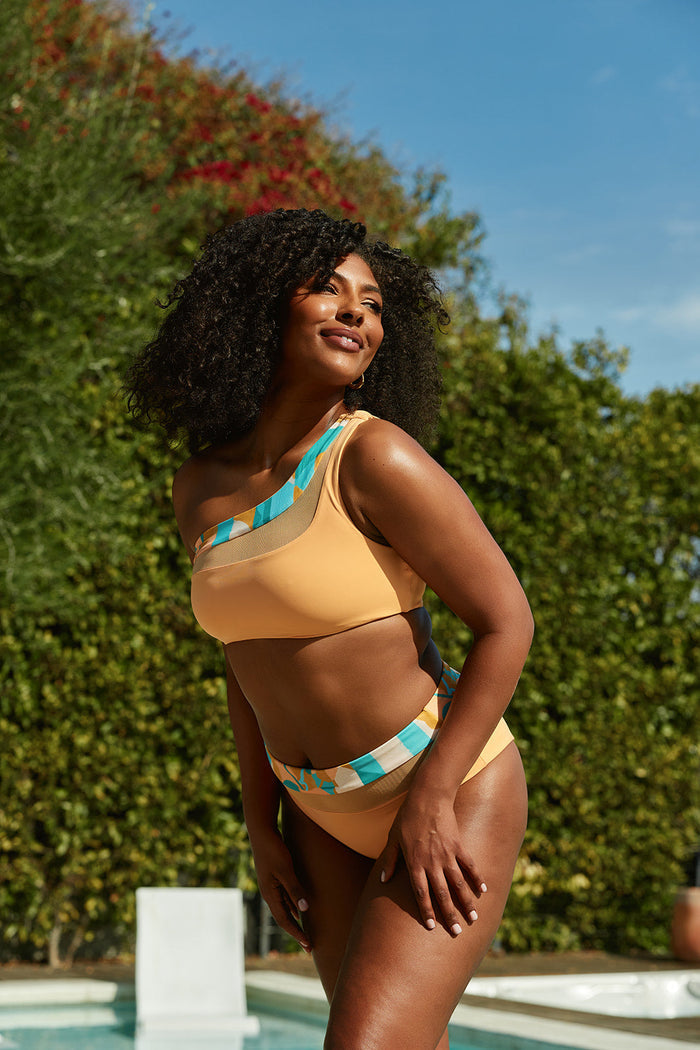 Nomads Swimwear - Bay Bottom II - Expressivo/Peach -