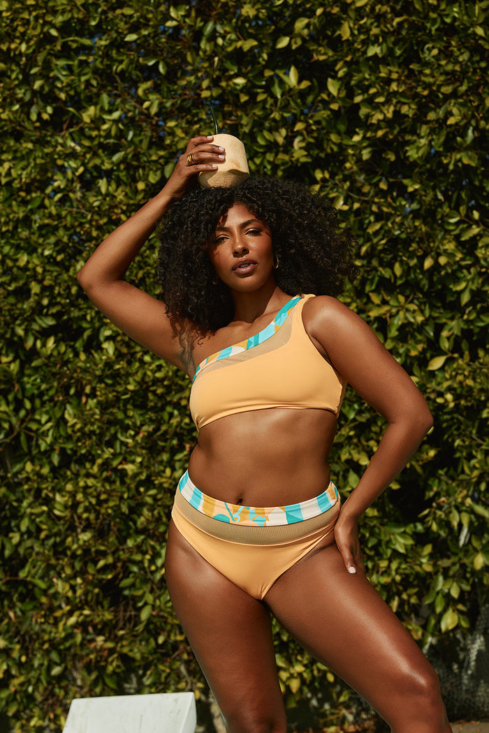 Nomads Swimwear - Bay Bottom II - Expressivo/Peach -