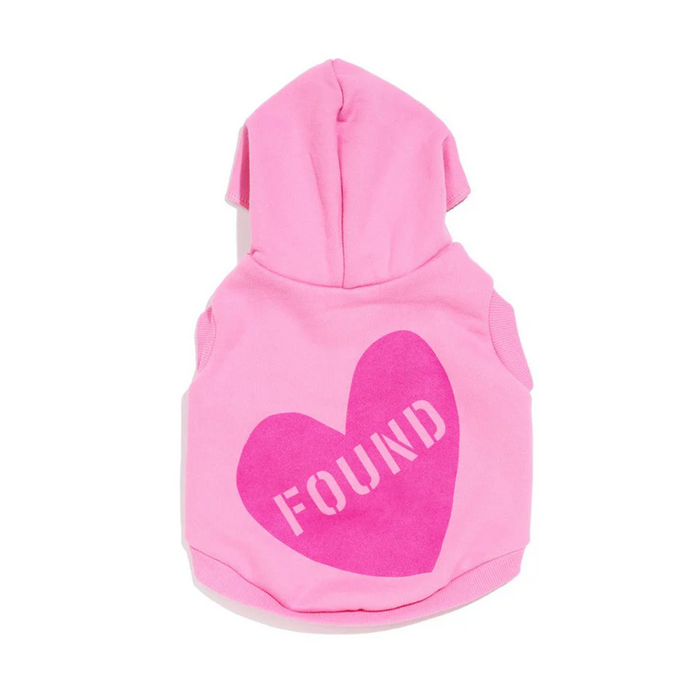 Found My Animal - Big Full Heart Animal Hoodie - Candy Pink & Magenta -