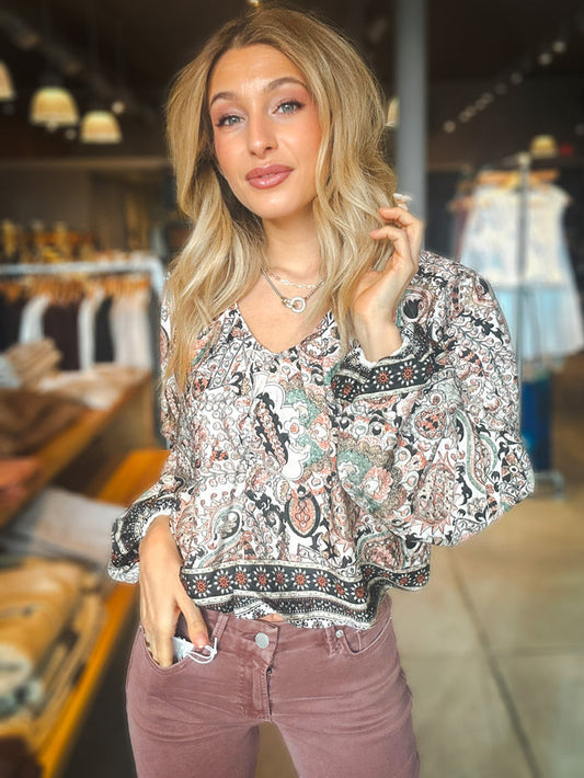 Bishop + Young Maude Bubble Sleeve Top
