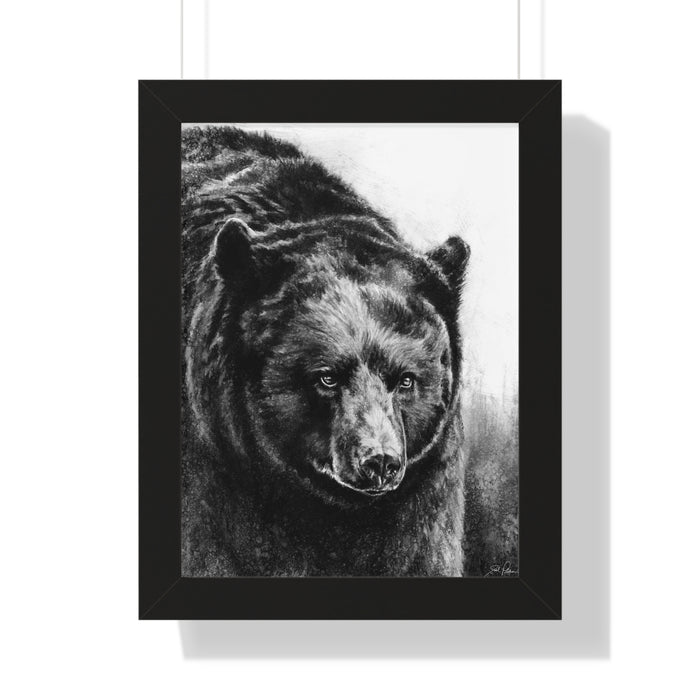 "Black Bear" Framed Paper Print