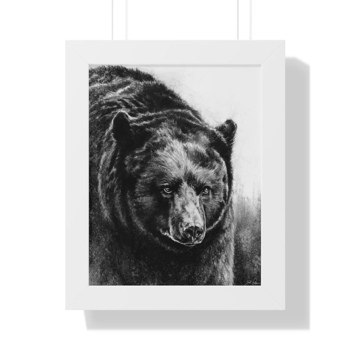 "Black Bear" Framed Paper Print
