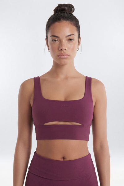 ButterSoft Cut Out Long Line Sports Bra - Black - Premium Fitness & Activewear for Men & Women|UK