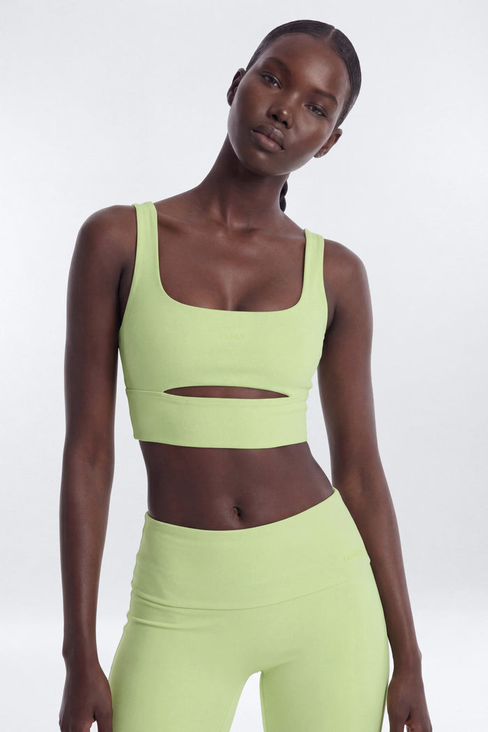 ButterSoft Cut Out Long Line Sports Bra - Black - Premium Fitness & Activewear for Men & Women|UK