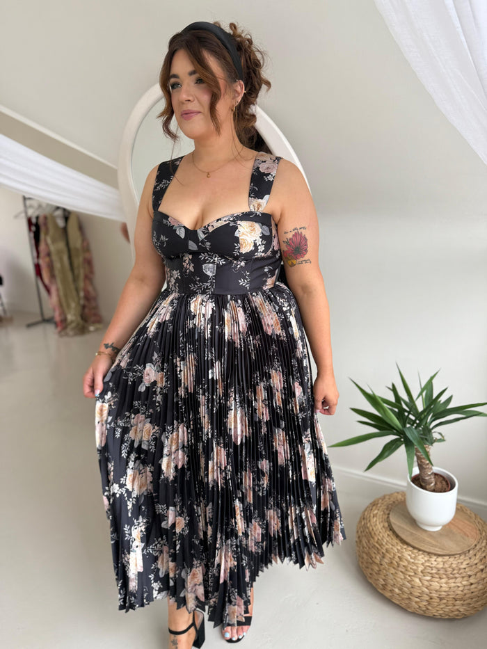 Black Floral Dress