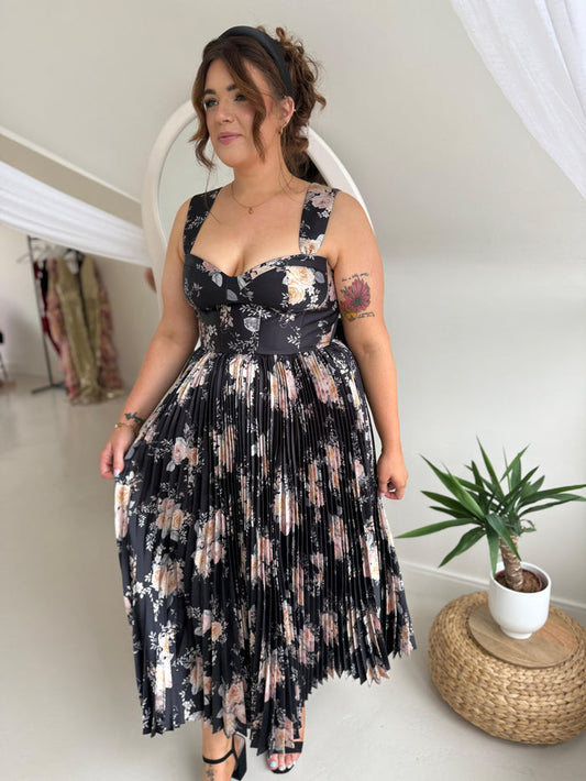 Black Floral Dress