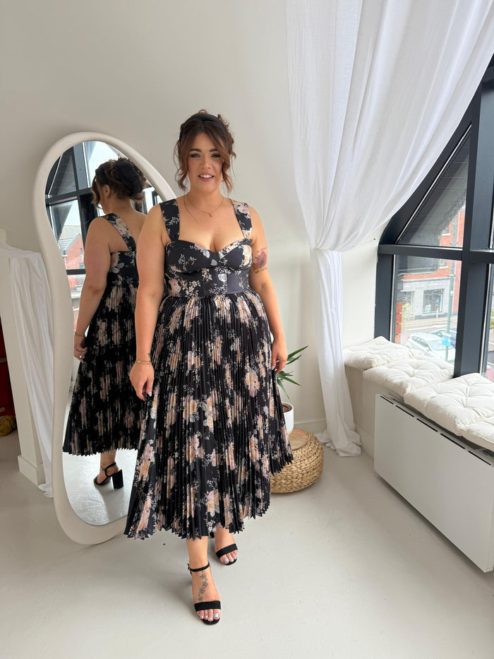 Black Floral Dress