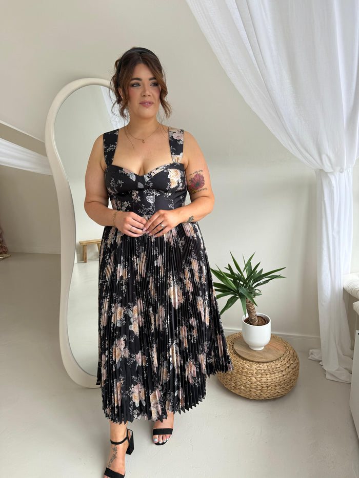 Black Floral Dress