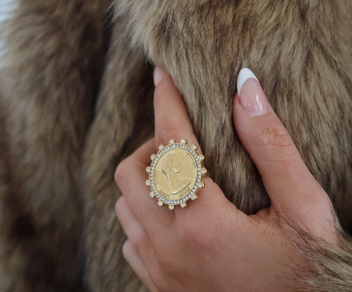 Bling Coin Ring
