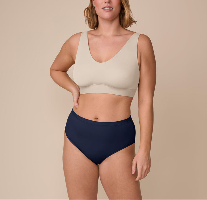 Harper Wilde - Bliss Highwaist Brief - True Blue -