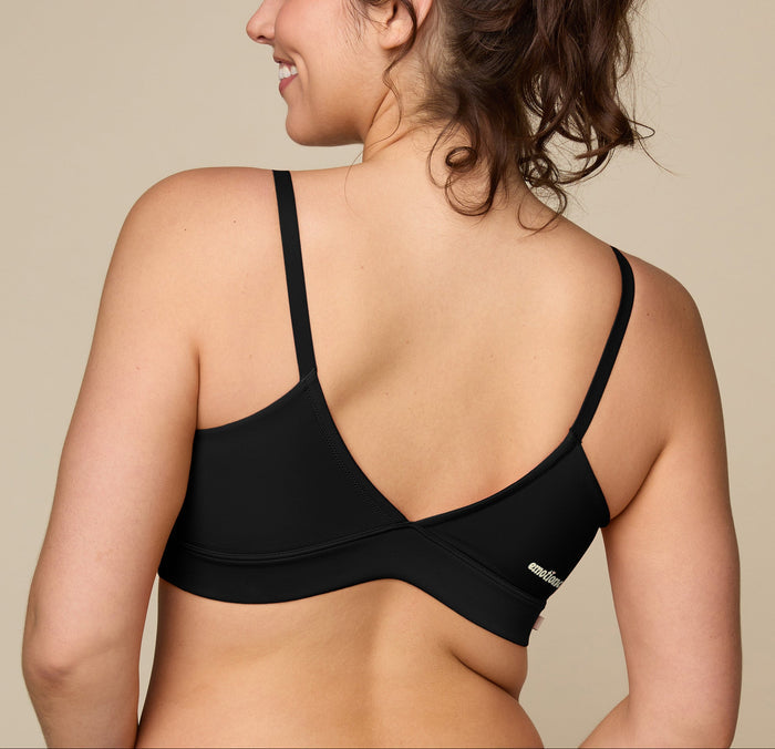 Harper Wilde - Bliss Triangle Bralette: The EveryGirl - Black -