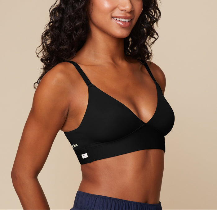 Harper Wilde - Bliss Triangle Bralette: The EveryGirl - Black -