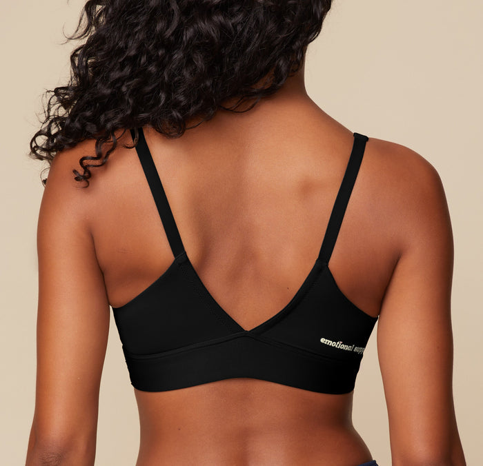 Harper Wilde - Bliss Triangle Bralette: The EveryGirl - Black -