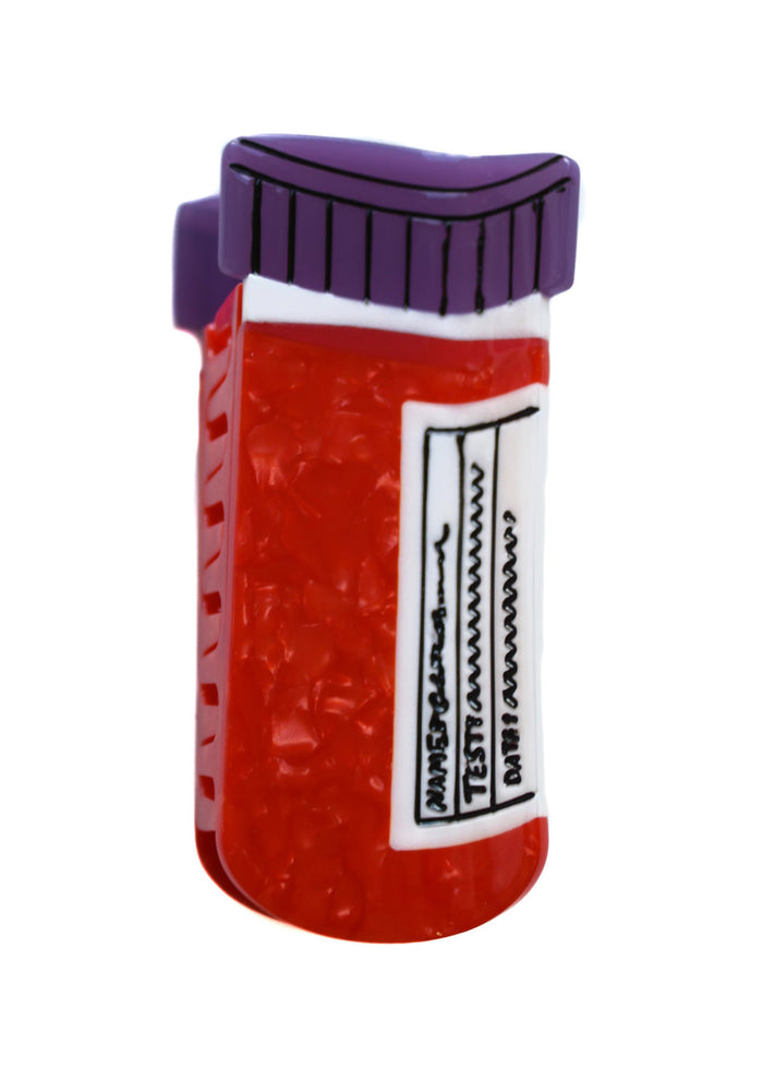 Artist Colette - Blood Vial Hair Claw -