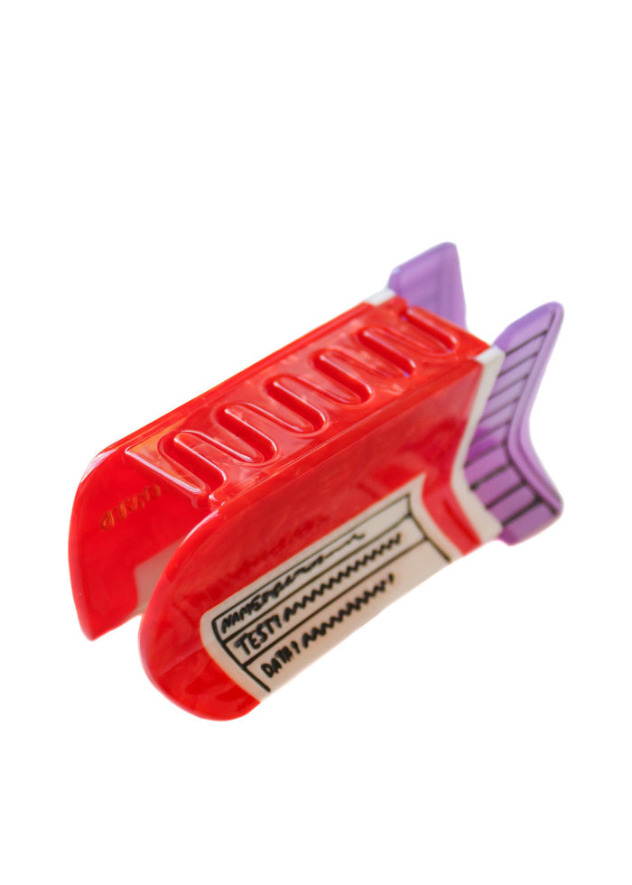 Artist Colette - Blood Vial Hair Claw -