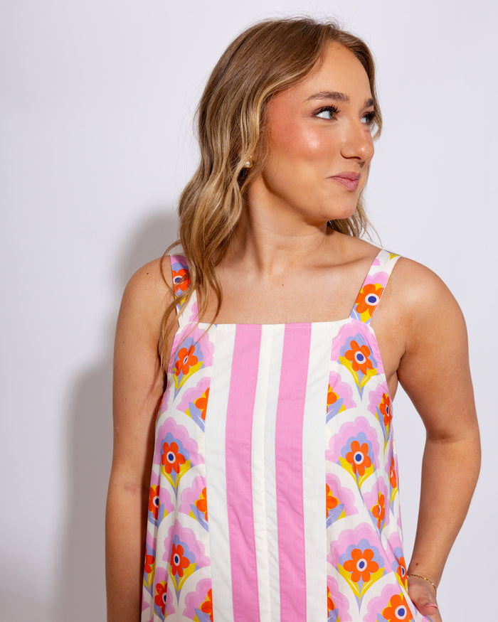 Bloom & Border Midi Dress
