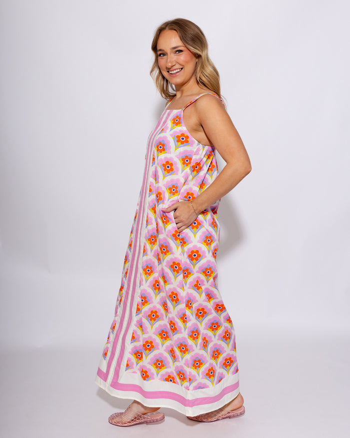Bloom & Border Midi Dress