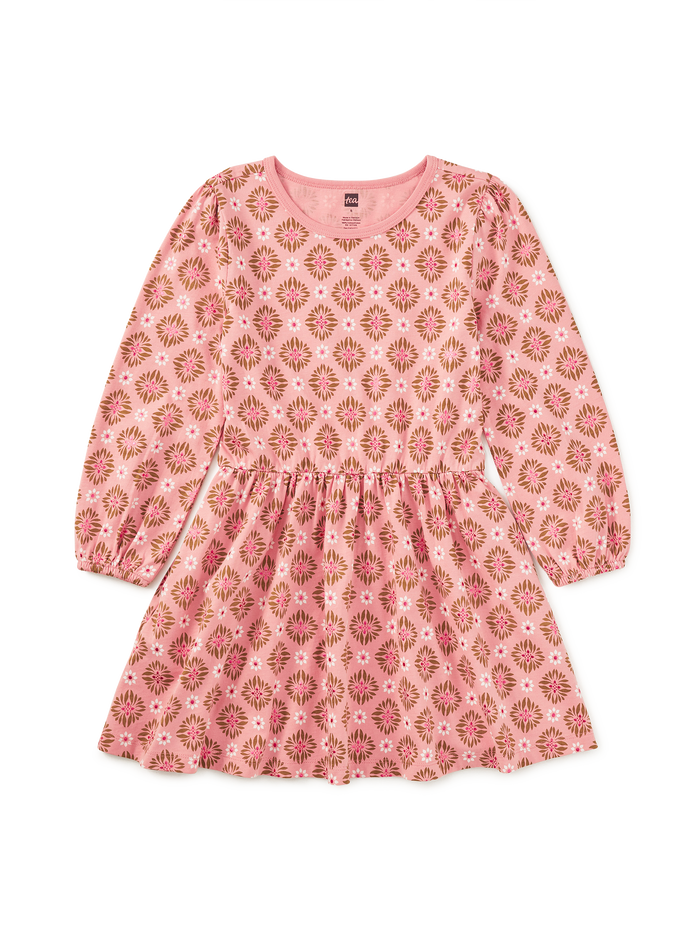 Blouson Sleeve Pocket Dress