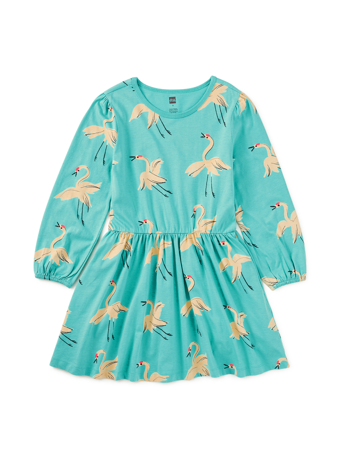 Blouson Sleeve Pocket Dress