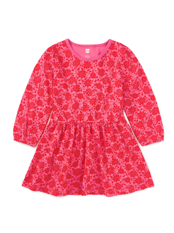 Blouson Sleeve Pocket Dress