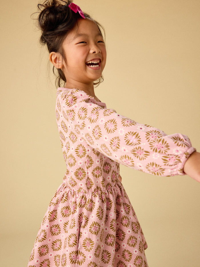 Blouson Sleeve Pocket Dress