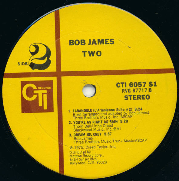 Bob James - Two (1975 STEREO)