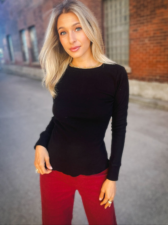 Bobi The Core Crew Long Sleeve Tee