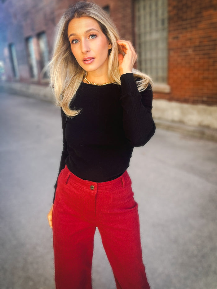 Bobi The Core Crew Long Sleeve Tee
