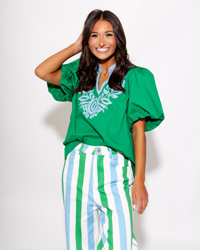 Bold Baroque Accent Top