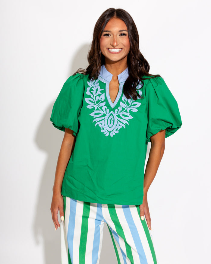 Bold Baroque Accent Top