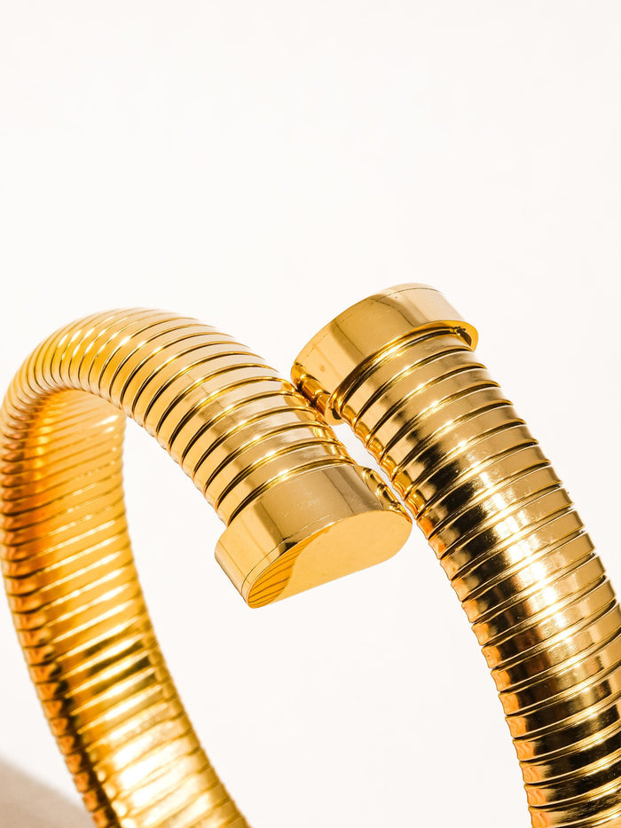 Bold in Gold Bangle