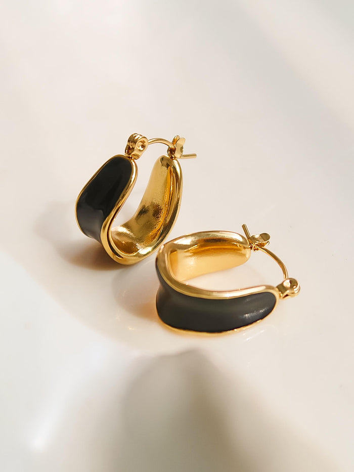 Boldly Yours Hoop Earrings