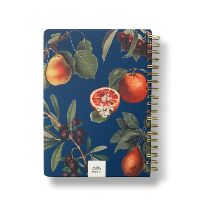 Papier - Botanical Spiral Recipe Journal -
