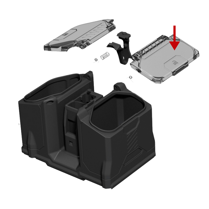Box Rotor Lid - Smoke (Right)
