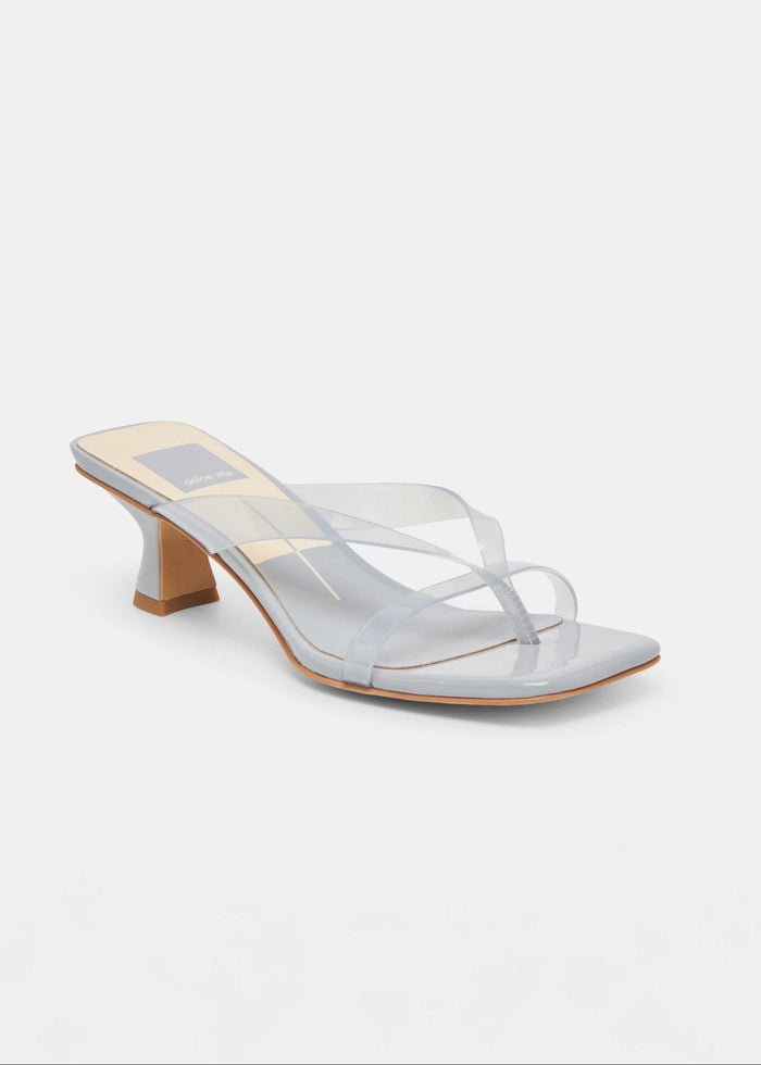 Dolce Vita - Brevel Vinyl Heels - Dusty Blue Jelly -