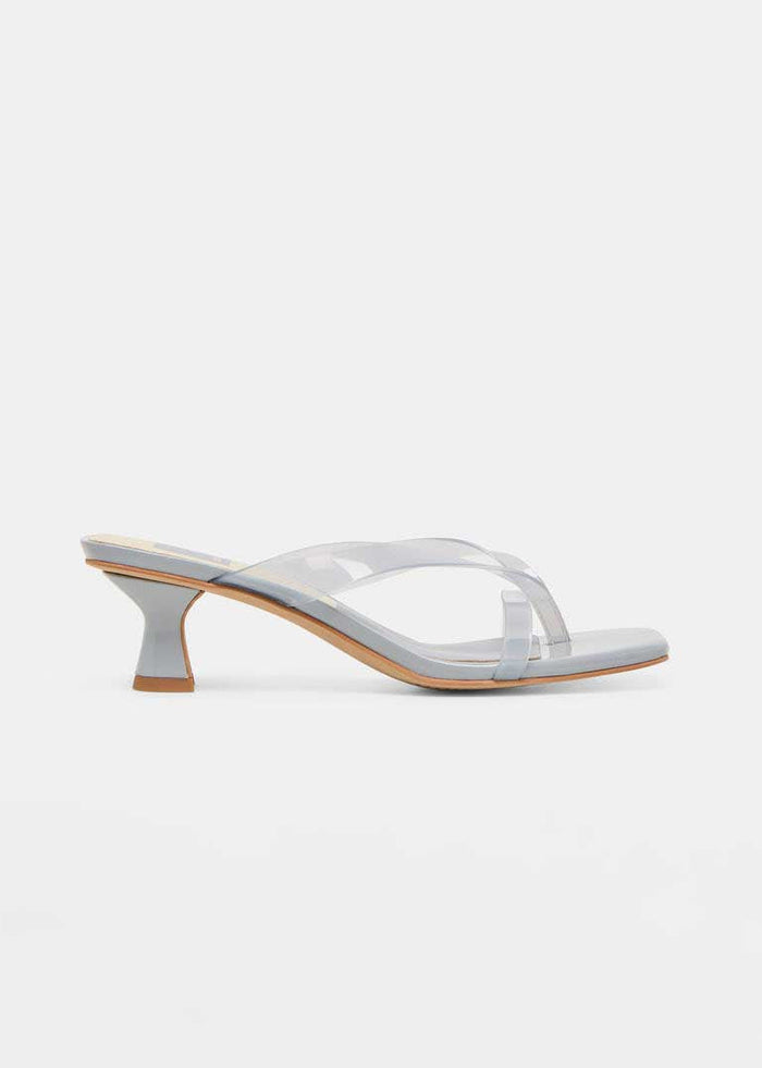 Dolce Vita - Brevel Vinyl Heels - Dusty Blue Jelly -