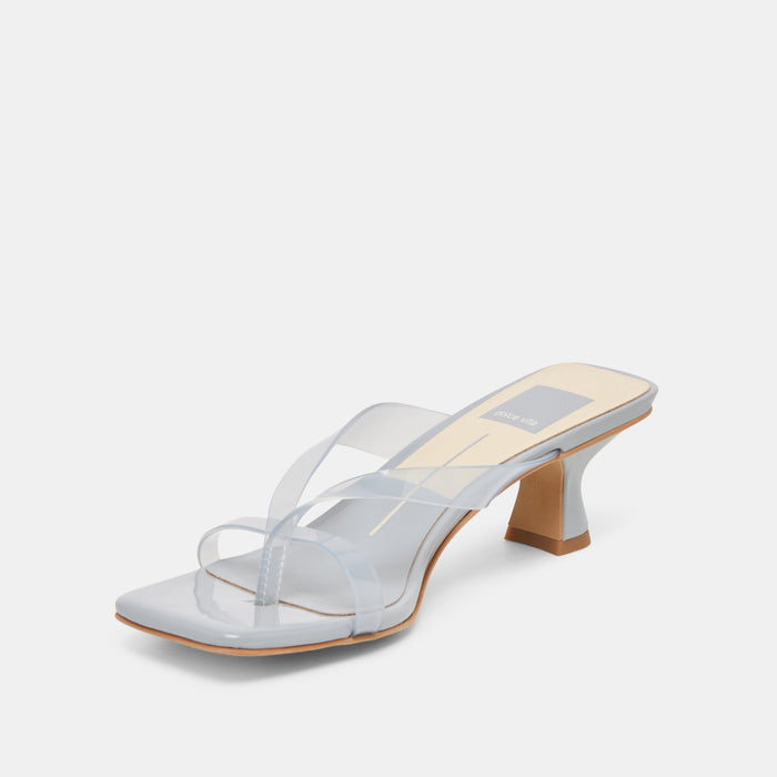 Dolce Vita - Brevel Vinyl Heels - Dusty Blue Jelly -