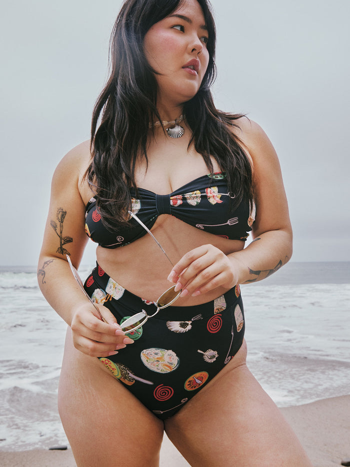 Lisa Says Gah - Brooke Top - Caviar Dreams Black -