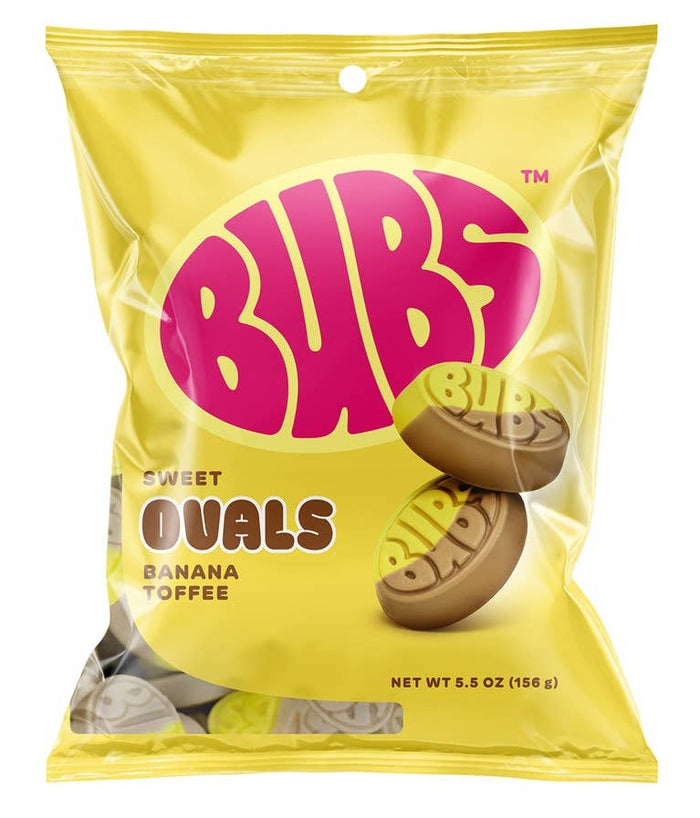Bubs Sweet Ovals Banana Toffee