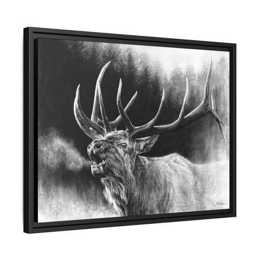"Bugle Boy" Framed Canvas