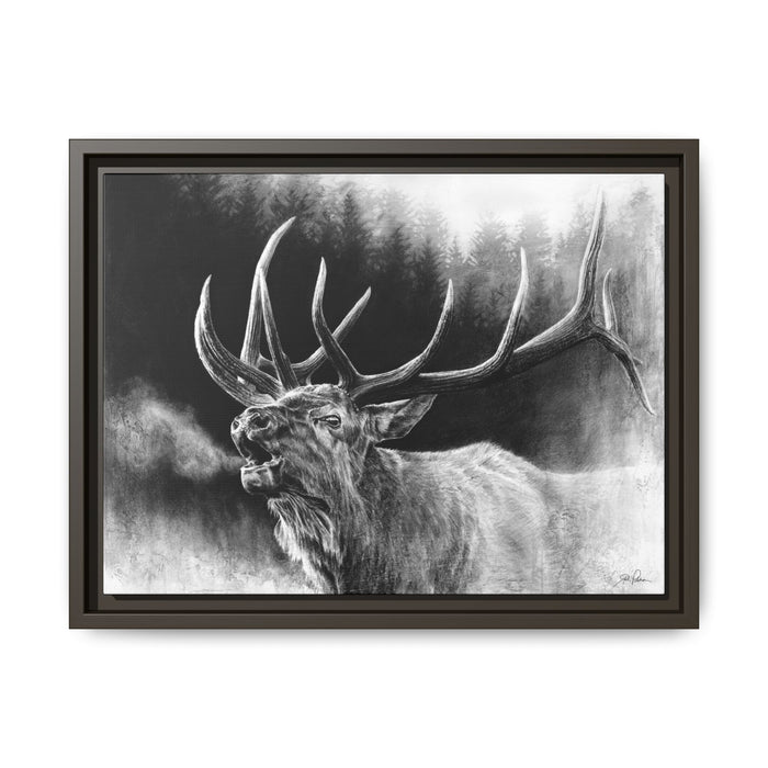 "Bugle Boy" Framed Canvas