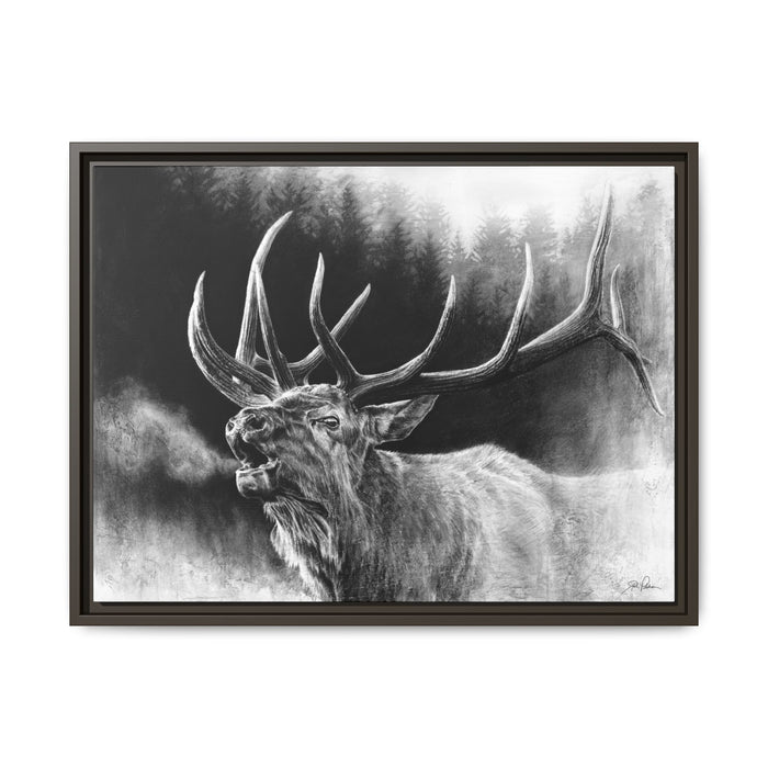 "Bugle Boy" Framed Canvas