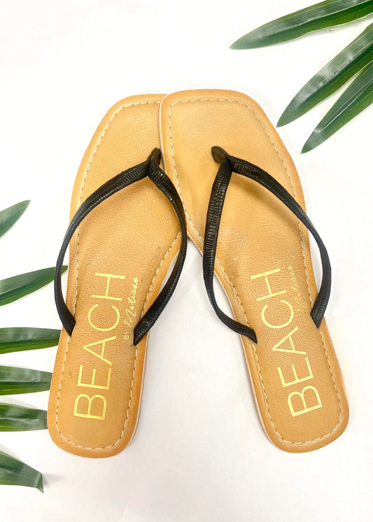 Matisse - Bungalow Sandal - Black Lizard -