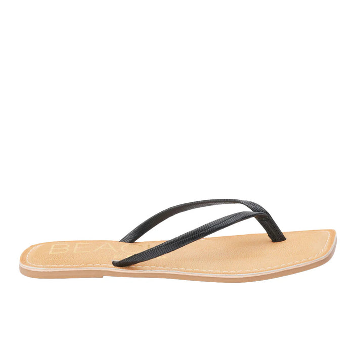 Matisse - Bungalow Sandal - Black Lizard -