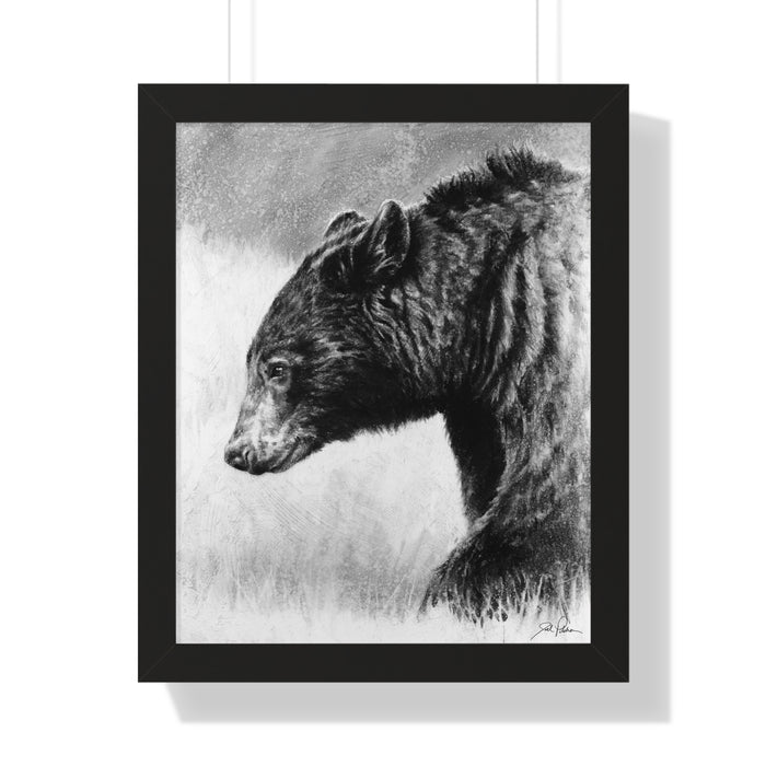 "Burly Bear" Framed Paper Print