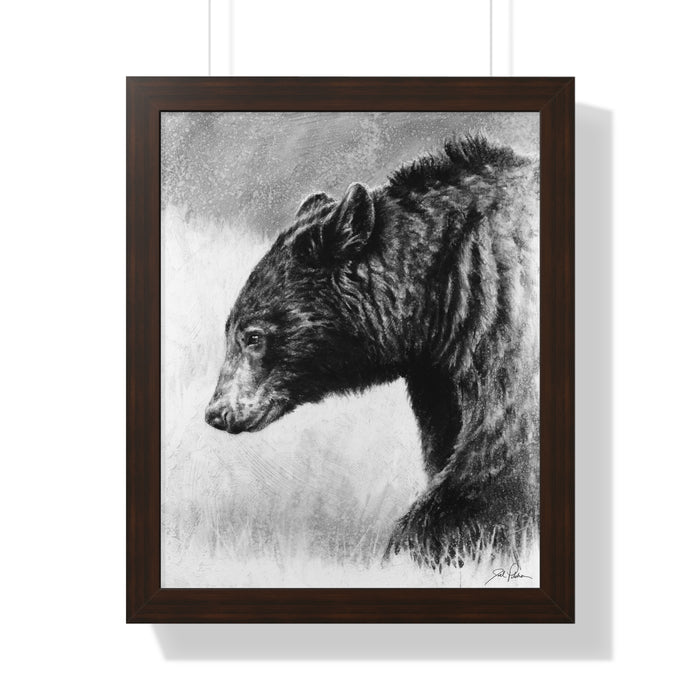 "Burly Bear" Framed Paper Print
