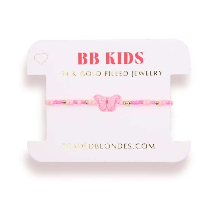 Butterfly Bracelet on Color (Kids Size)